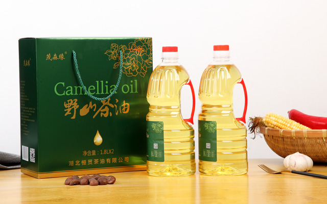 野山茶油 1800ml×2瓶（禮盒裝）一級